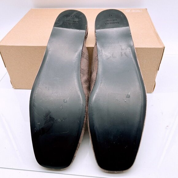 Balenciaga Monogram Men's Brown Cosy Logo Jacquard Mule Slipper EU 43 US 11 $925 - Picture 9 of 11